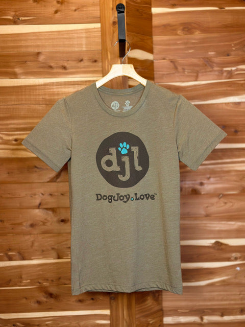 DJL Logo Tee Olive – DogJoy.Love